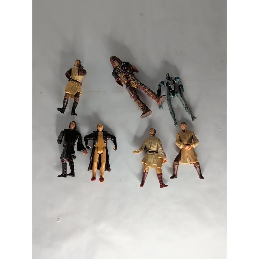 Star Wars Action Figures Lot of 7 For Parts
